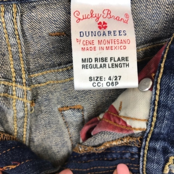 Lucky brand dungarees 4/27 Jeans - Picture 5 of 6
